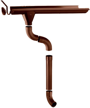 Kit C gronde grondaie per casette con falde da cm. 260 a cm. 300