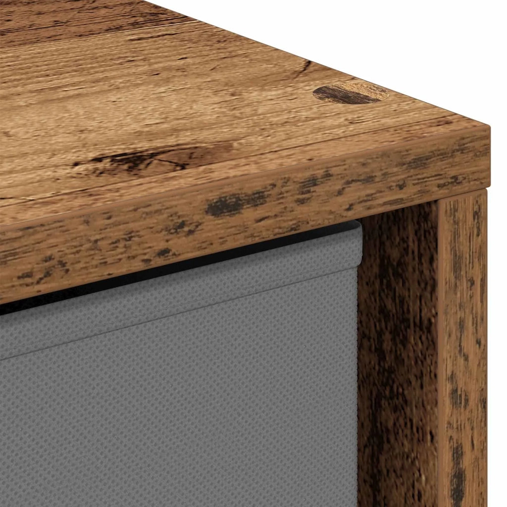 Credenza con cassetto Legno vecchio 30,5 x 27 x 84,5 cm 8000562