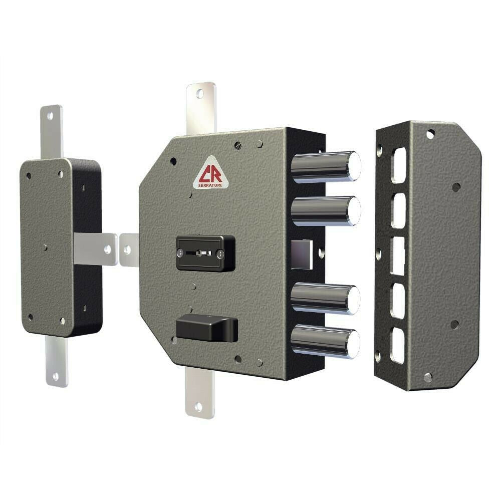 SERRATURA CR DOPPIA MAPPA CHIUSURA QUINTUPLA C/SCROCCO DM.AP.A.2350PLUS -51N SX