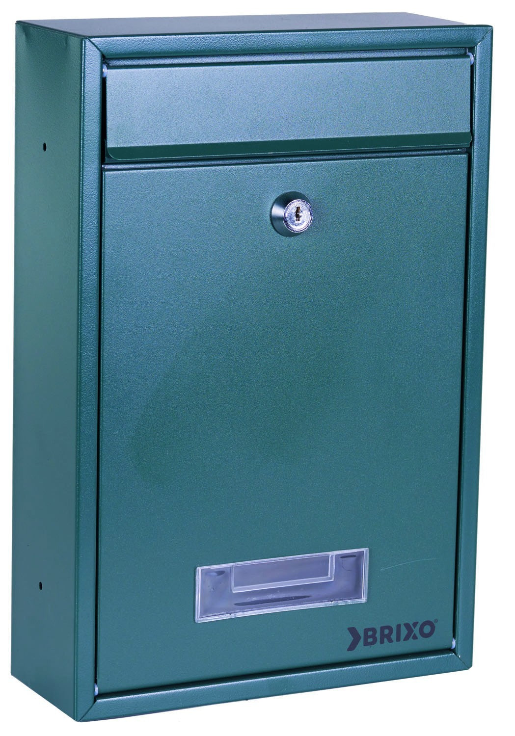 CASSETTA POSTALE BRIXO DOMUS IN ACCIAIO COLORE VERDE L22xP9xH33 cm