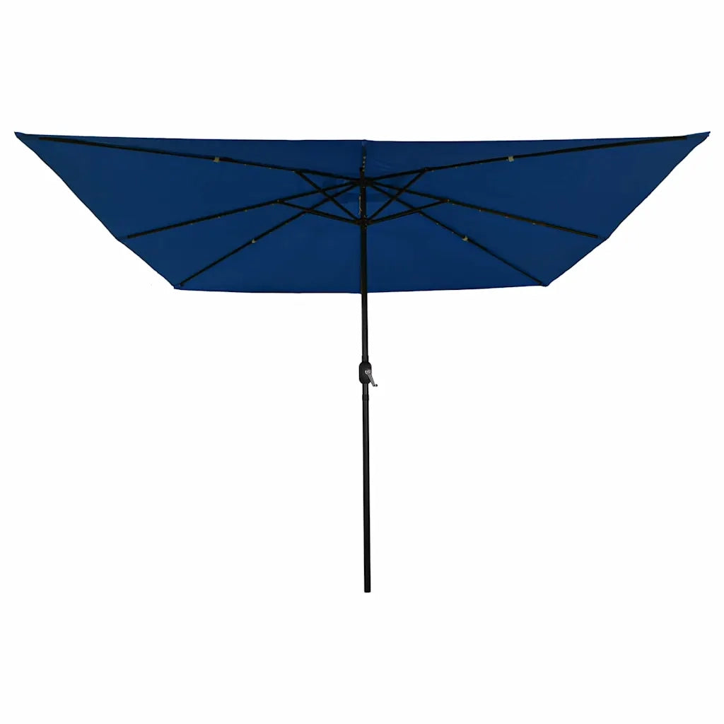 Ombrello da giardino-Ombrellone da spiaggia Azzurro 295 x 295 x 245 cm 140235
