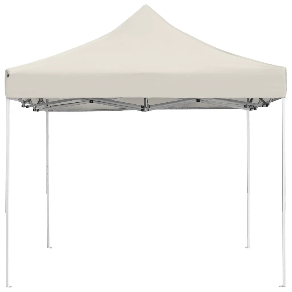 Gazebo Professionale Pieghevole in Alluminio 4,5x3 m Crema 45491