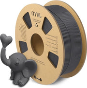 Filamento per Stampante 3D da 1,75 mm - Avvolto a Pacchetto - Tolleranza Dimensionale +/- 0,002 mm - 11 KG Spola - 363 Metri - Grigio
