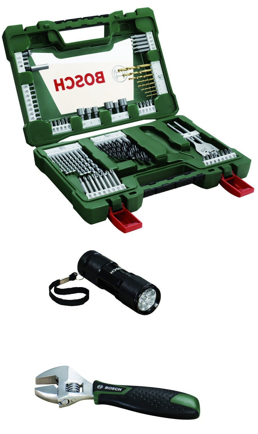 VALIGETTA SET CON ACCESSORI PER FORATURA E AVVITATURA BOSCH 83 PEZZI 2607017309