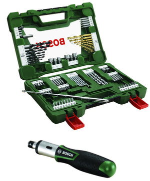 VALIGETTA SET CON ACCESSORI PER FORATURA E AVVITATURA BOSCH 91 PEZZI 2607017311
