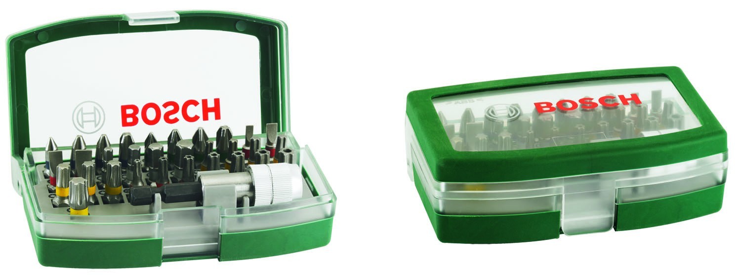 SET INSERTI PUNTE BOSCH RAINBOW + PORTABIT UNIVERSALE 32 PEZZI 017063