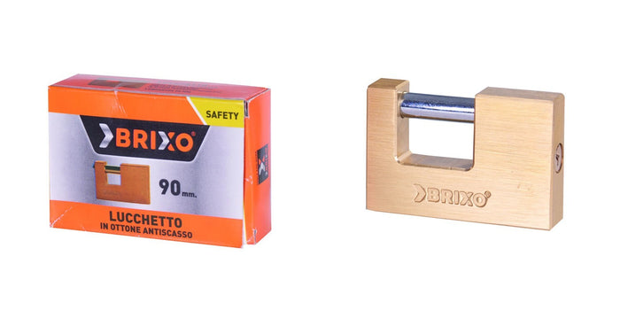 LUCCHETTO BRIXO RETTANGOLARE MM.60