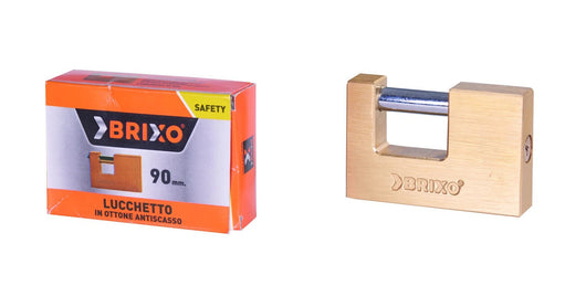 LUCCHETTO BRIXO RETTANGOLARE MM.90