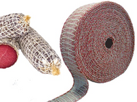 RETE ELASTICA PER SALUMI INSACCATI 20 QUADRI DIAMETRO 14MM ROTOLO 50 MT.