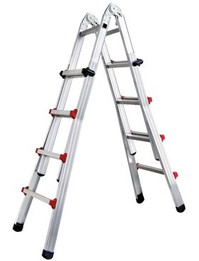 SCALA TELESCOPICA STEP UP PIUMA 6+6