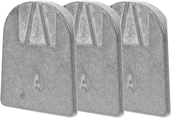 Set di 3 supporti per specchietti auto - Montanti di fissaggio - Componenti interni - Estensore per specchietti posteriori - Grigio - Accessori per specchietti posteriori.