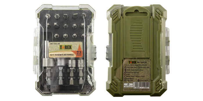 ASSORTIMENTO INSERTI E BUSSOLE DA 23 PEZZI DI ORECA