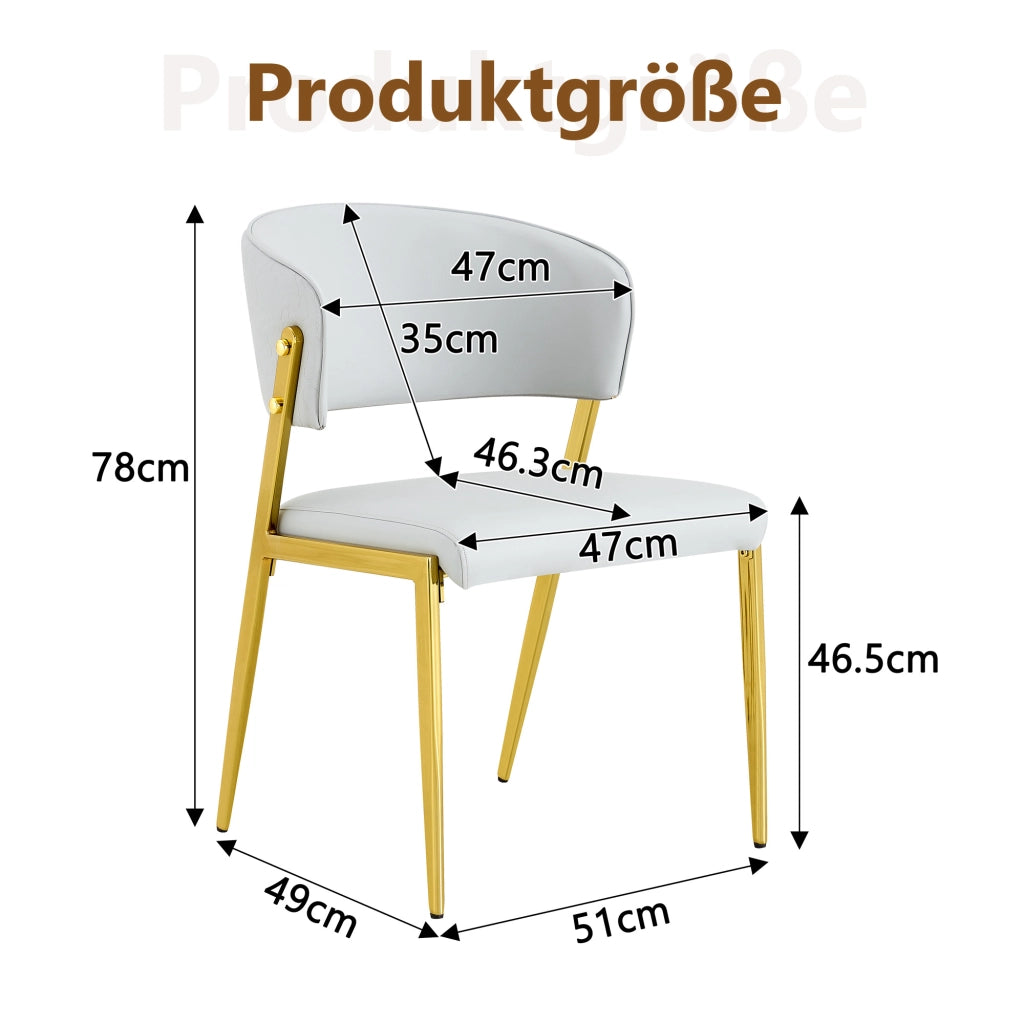 SEDIA da pranzo moderna, set da 2 pezzi, struttura in metallo, grigio chiaro