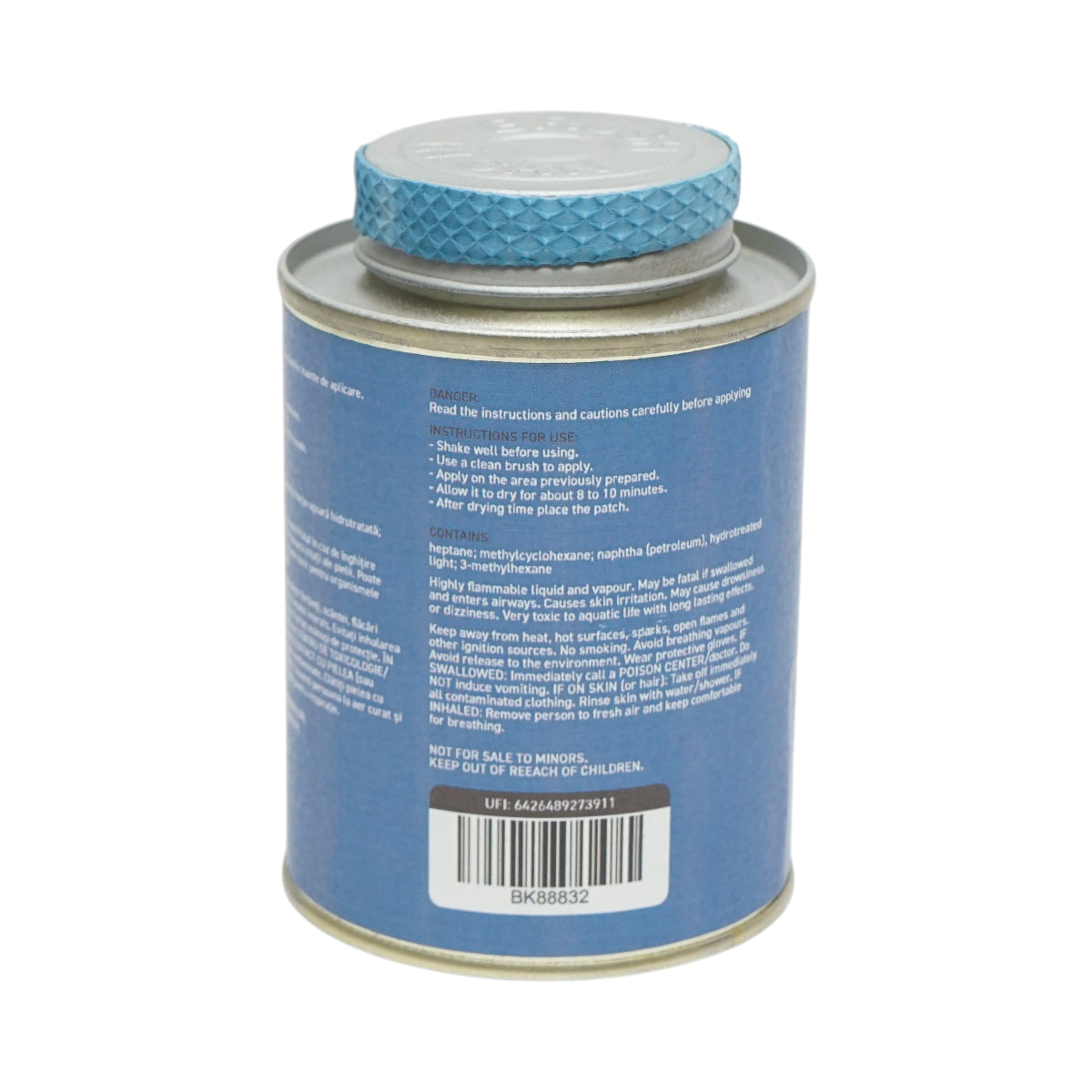 Adesivo blu per vulcanizzazione a freddo di toppe per pneumatici radiali e diagonali Maxibond Blue MB 250ml Breckner Germany