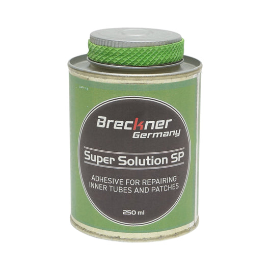 Adesivo vulcanizzante a freddo trasparente per toppe per camere d'aria Super Solution SP 250ml Breckner Germany