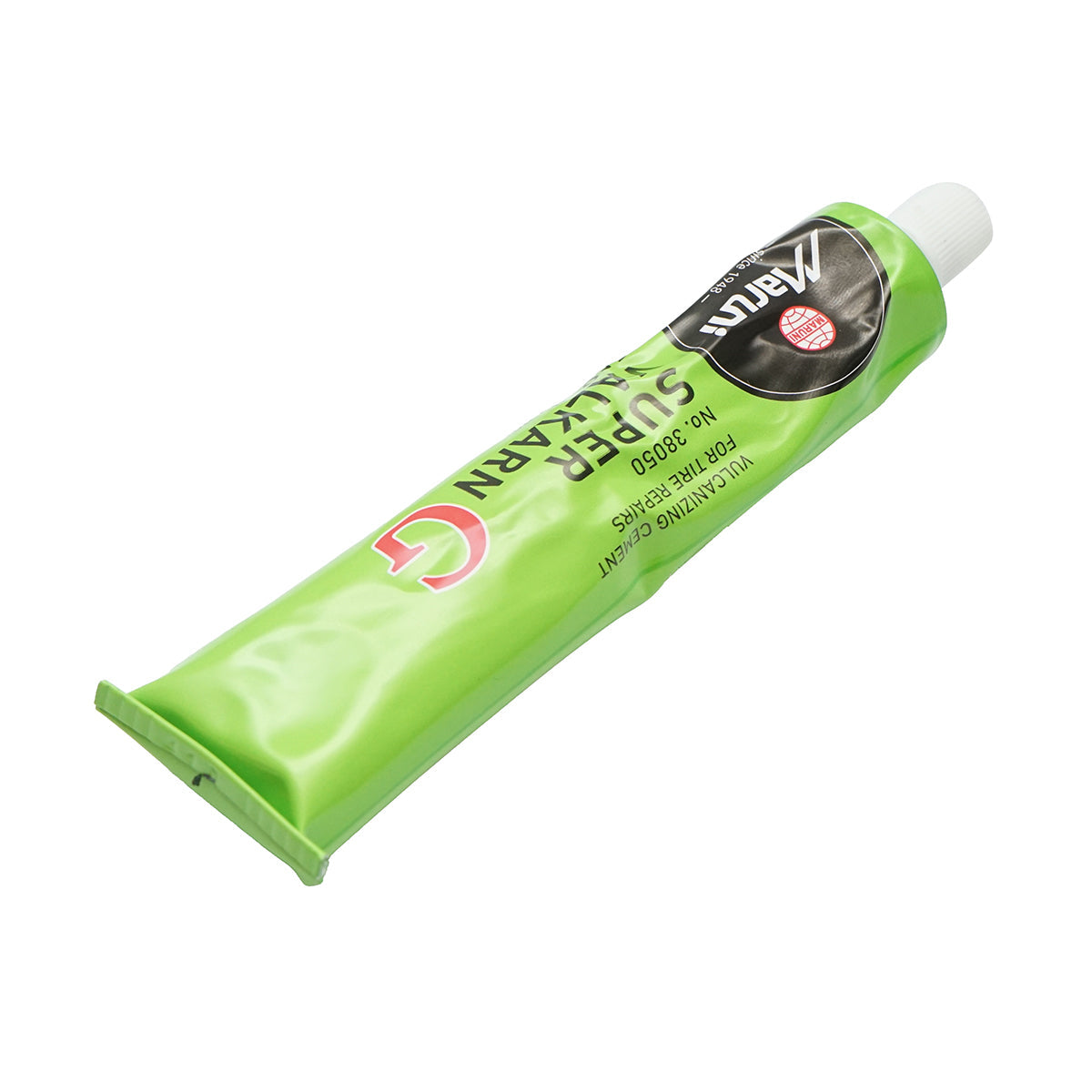 Adesivo vulcanizzante per toppe per pneumatici radiali Super Valcarn G 50 ml Maruni  made in Japan