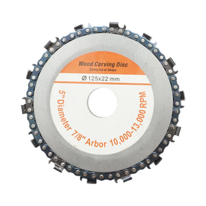 Catena per motosega Flex Disc 125x22mm per taglio legno