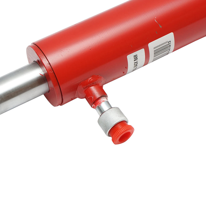 Cilindro idraulico con ganci per lavori di lattoneria, carico massimo 10T