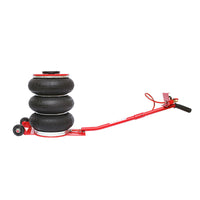 Cric pneumatico professionale 145–400 mm con cuscino ad aria pressione di esercizio 8-12Bar. Carico massimo 5T Breckner Germany