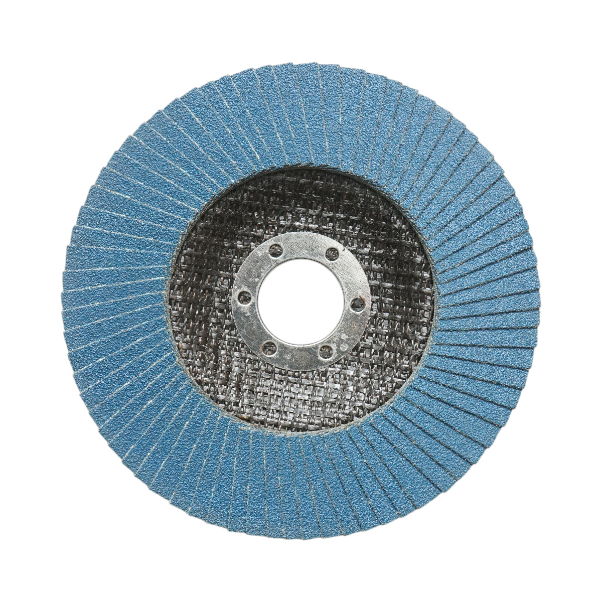 Disco lamellare abrasivo in zirconia T27 ZA120, 125x22mm per levigatura/lucidatura di metalli e acciaio inossidabile Breckner Germany