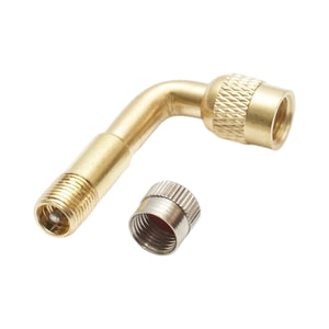 Estensione valvola ruota 90 gradi, lunghezza 34 mm