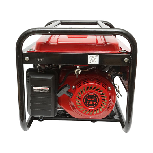 Generatore elettrico a benzina 2,5KW/220V, motore 7,5HP, avviamento manuale Breckner Germany