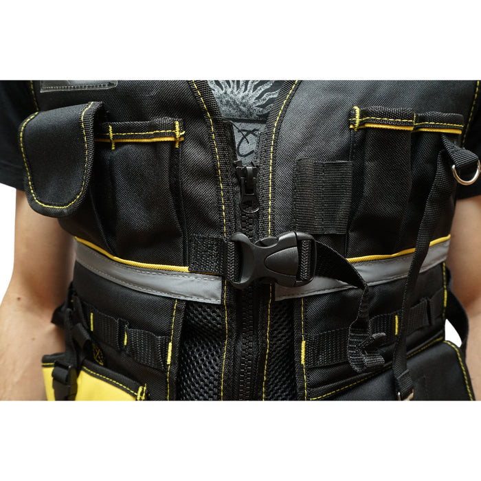 Gilet da lavoro con tasche portautensili, tessuto Oxford Crownman