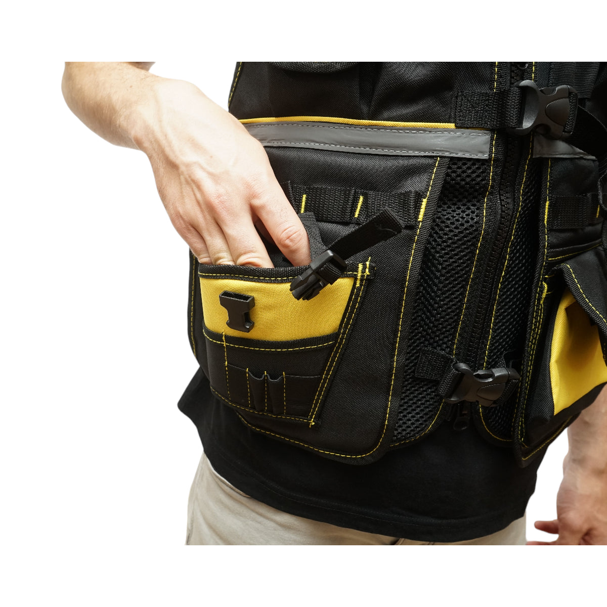 Gilet da lavoro con tasche portautensili, tessuto Oxford Crownman