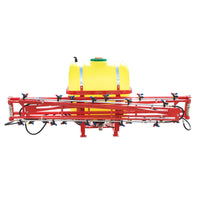 Gruppo diserbo da trattore 400 L, barra 12 m con 25 ugelli tripli Gruppo botte per diserbo