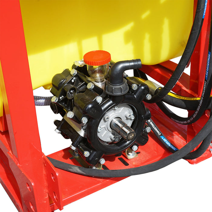 Gruppo diserbo da trattore 400 L, barra 12 m con 25 ugelli tripli Gruppo botte per diserbo