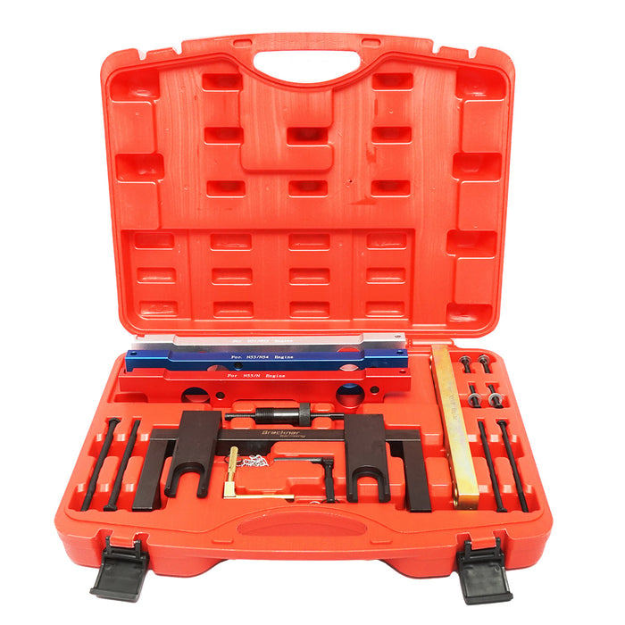 Kit di bloccaggio e fissaggio della cinghia di distribuzione BMW N51, N52, N53, N55 Breckner Germany