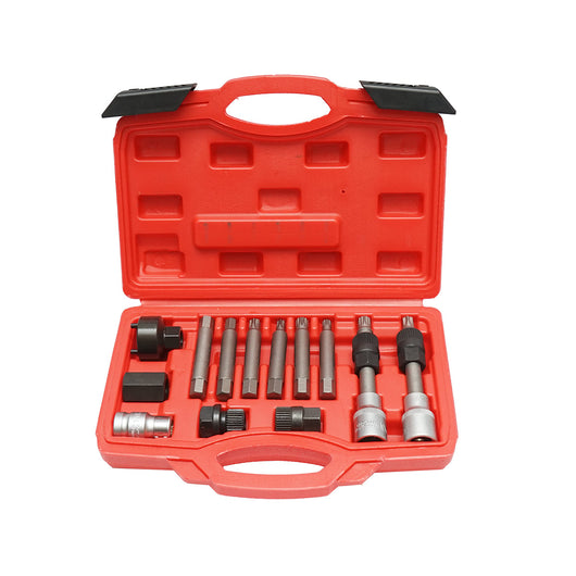 Kit di chiavi per l'installazione e la rimozione della puleggia dell'alternatore, 13 pezzi Breckner Germany