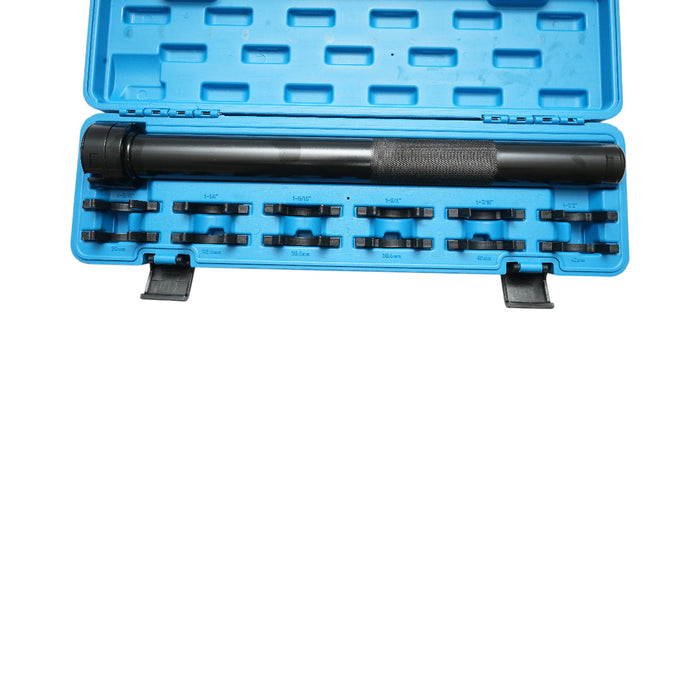 Kit di montaggio e smontaggio barra sterzo 29-42mm 13 pezzi Breckner Germany