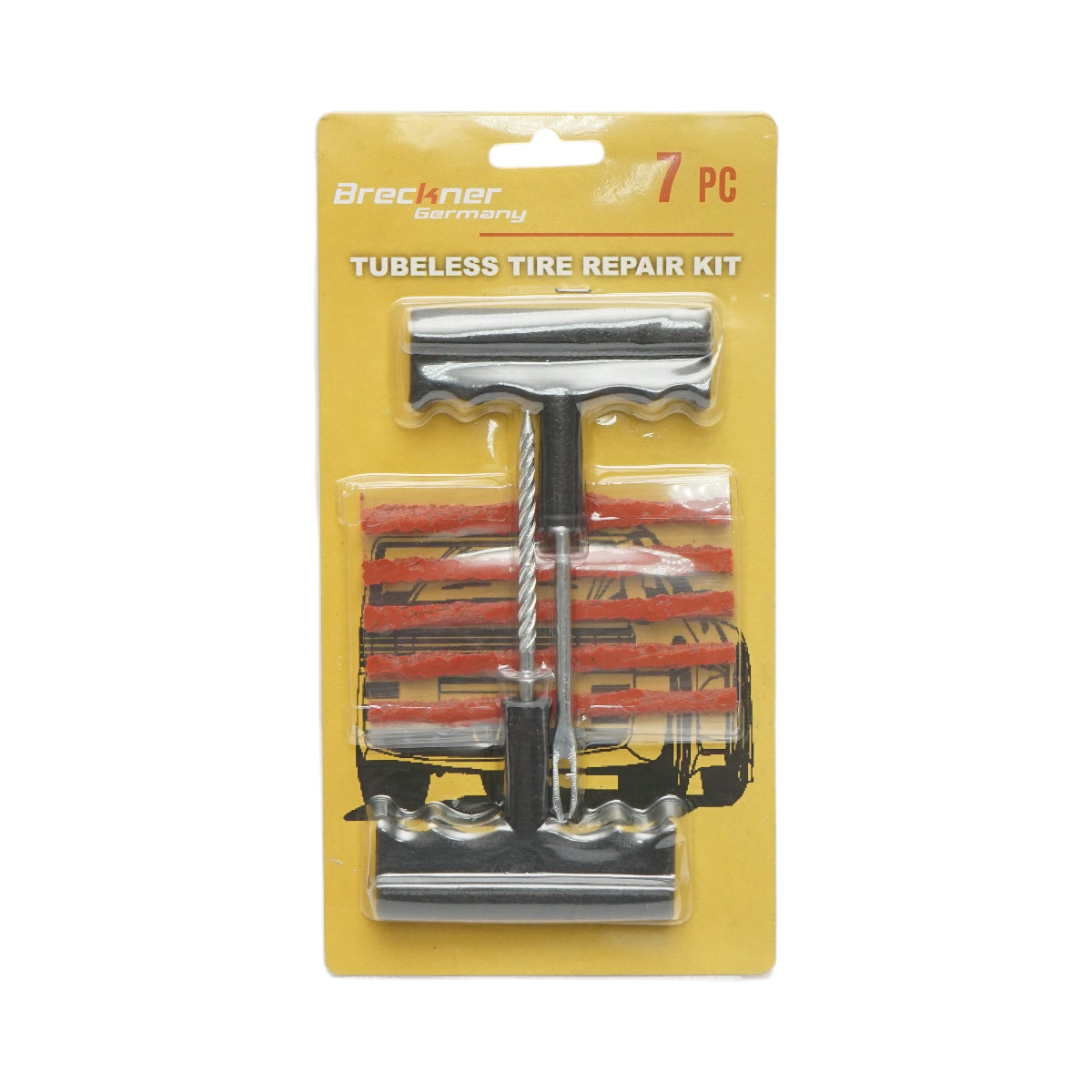 Kit di vulcanizzazione a freddo per pneumatici tubeless con cordoncini Breckner Germany