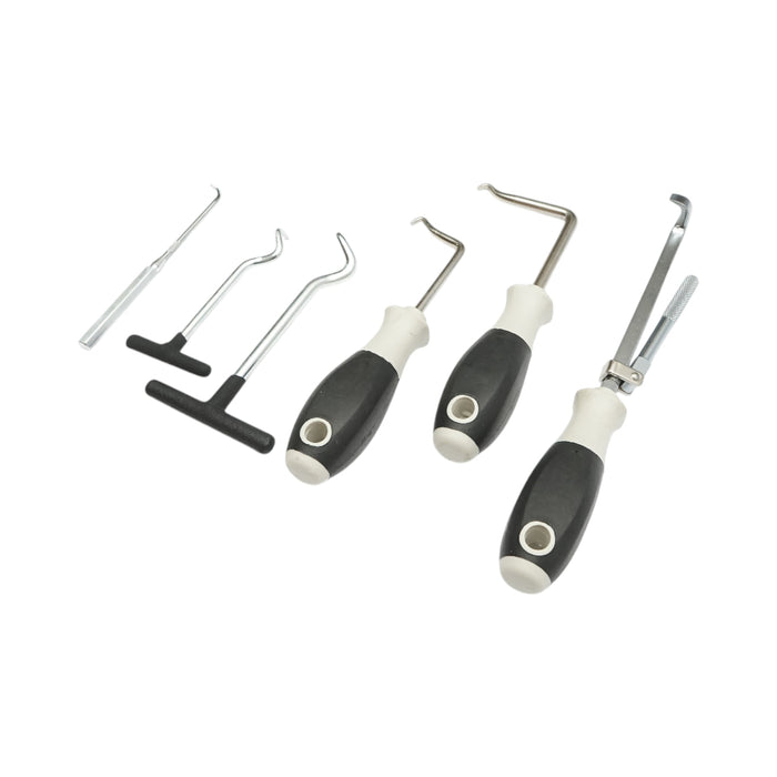 Kit ganci per estrazione guarnizioni, paraoli, o-ring 6 pezzi Breckner Germany