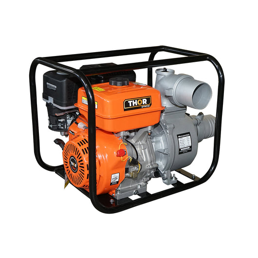 Motopompa a benzina WP40 13HP, 4 pollici, portata massima 80m3/h, profondità di aspirazione 7m, altezza di scarico 28m Thor
