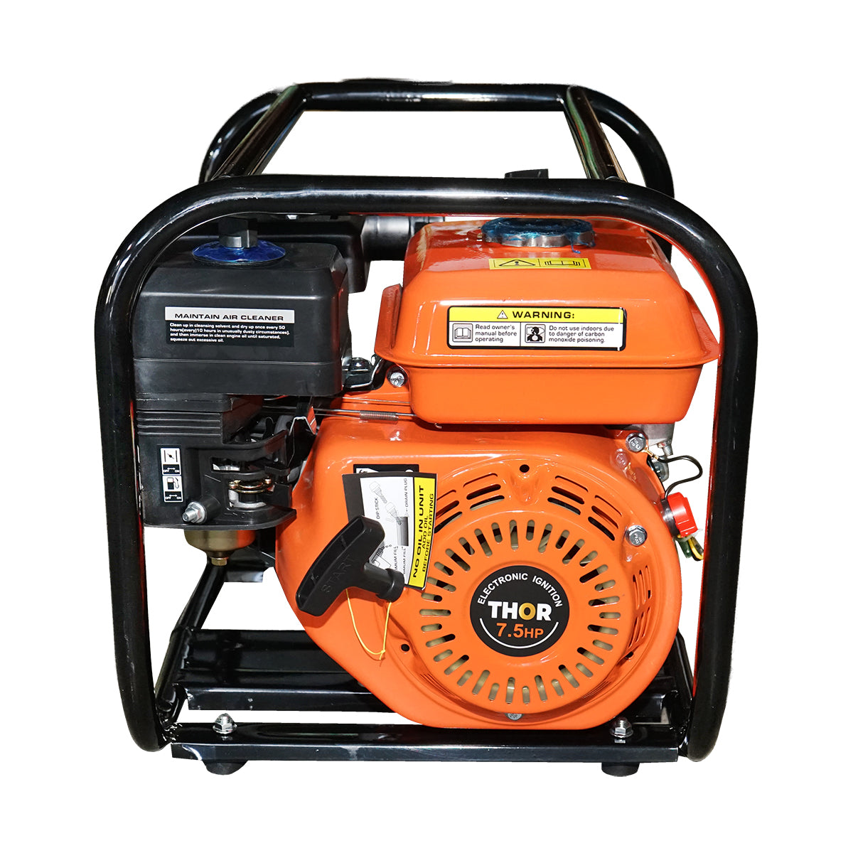 Motopompa WP20, motore a benzina da 7,5 CV, 2 pollici, portata massima 30 m3/h Thor