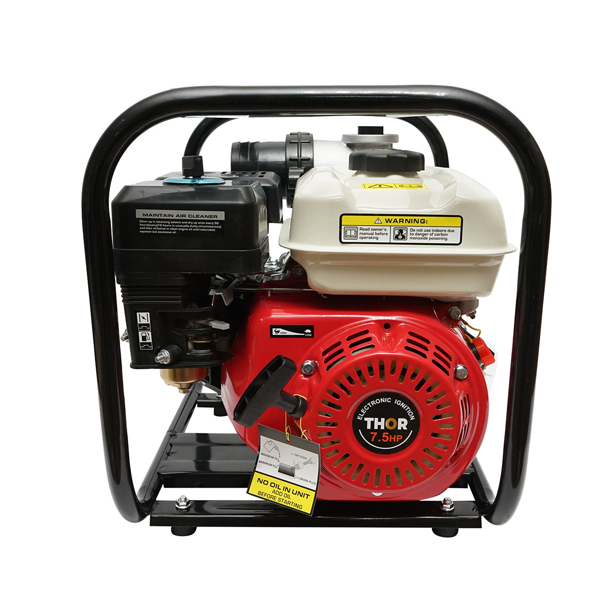 Motopompa WP30, tipo HONDA 7,5HP, 3 pollici, portata massima 60m3/h, profondità massima 8m, altezza massima 30m Thor