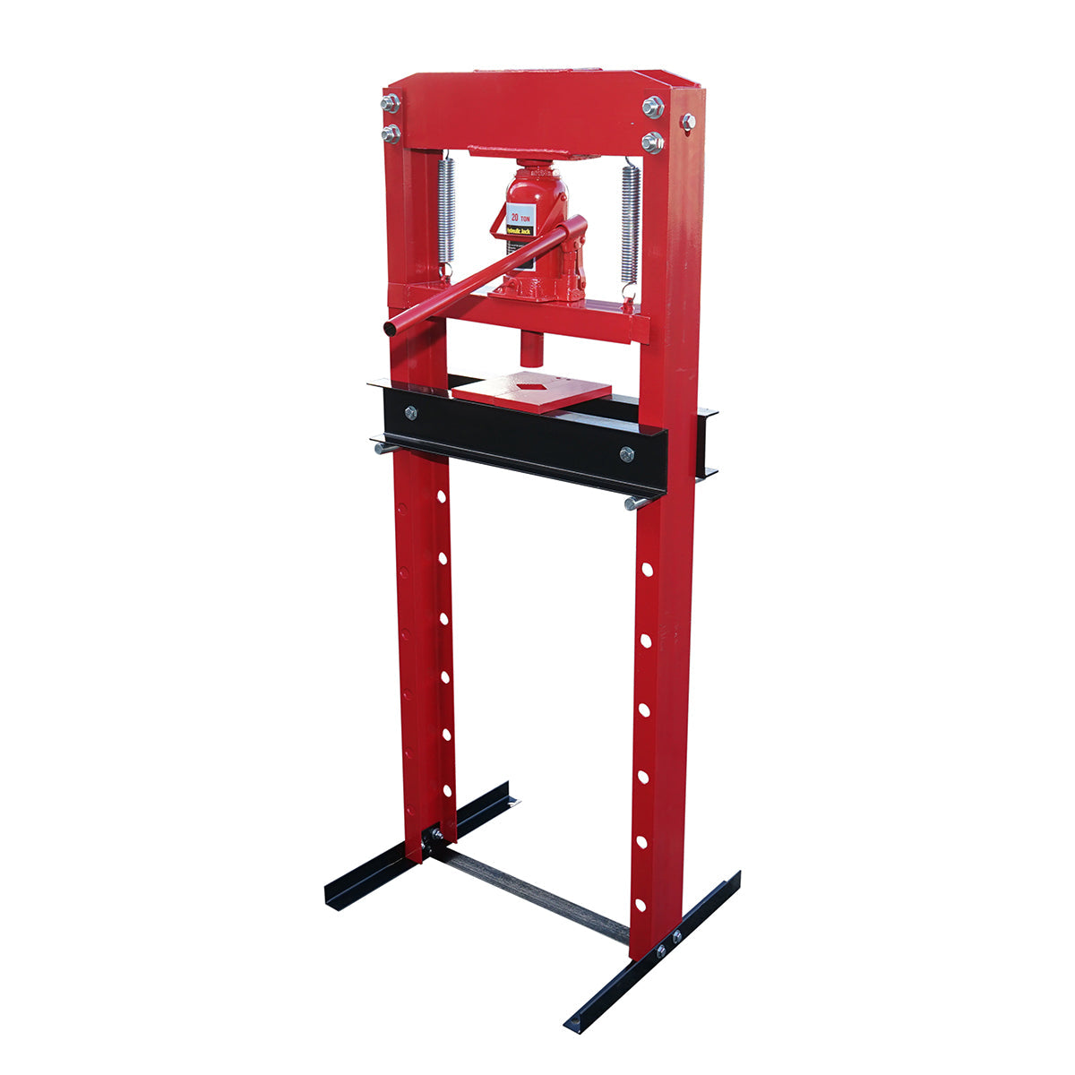 Pressa idraulica 20T, apertura regolabile 30-950mm, corsa pistone 0-120mm