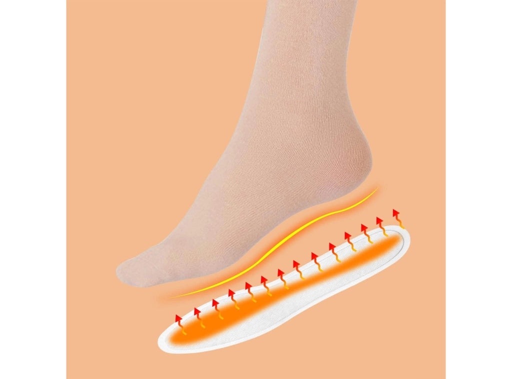 Solette Scaldapiedi da 6 Paia Usa e Getta UNISEX per Sport all'aperto Sci Campeggio Escursionismo Calore Istantaneo 8 ore di Piedi Caldi Attivati ad Aria