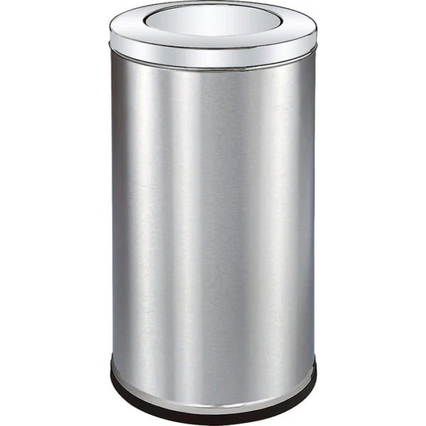 Cestino gettacarte da esterno con apertura e chiusura - Silver