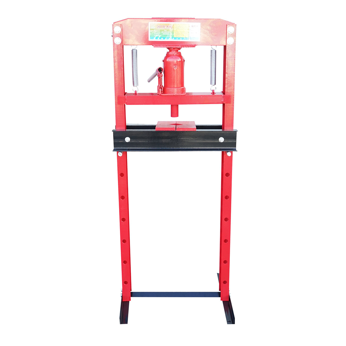 Pressa idraulica 20T, apertura regolabile 30-950mm, corsa pistone 0-120mm