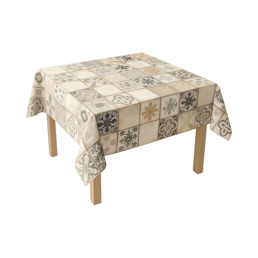 Rotolo tovaglia decorativa in PVC – modello mosaico naturale Materiale: PVC con supporto tessile (45 g/m²)  Dimensioni rotolo: 1,37 × 20 m Breckner Germany