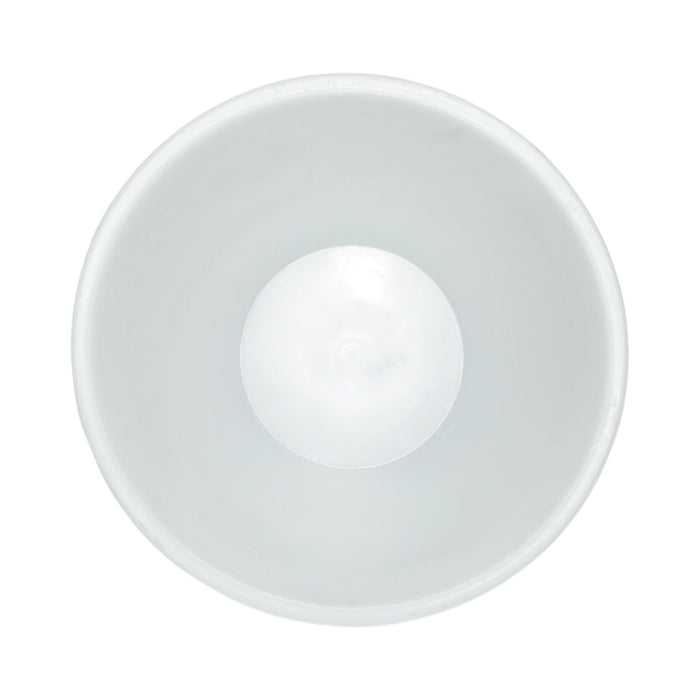 Secchio in plastica per alimentazione animali 12L bianco con manico in metallo