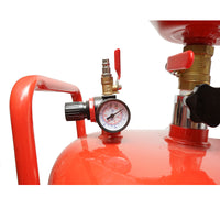 Serbatoio di recupero olio da 80L con imbuto e sistema di svuotamento pneumatico