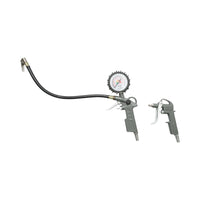 Set aria compressa da 5 pezzi con tubo a spirale da 5 m, pistola ad aria compressa per lavaggio, verniciatura, gonfiaggio e soffiaggio