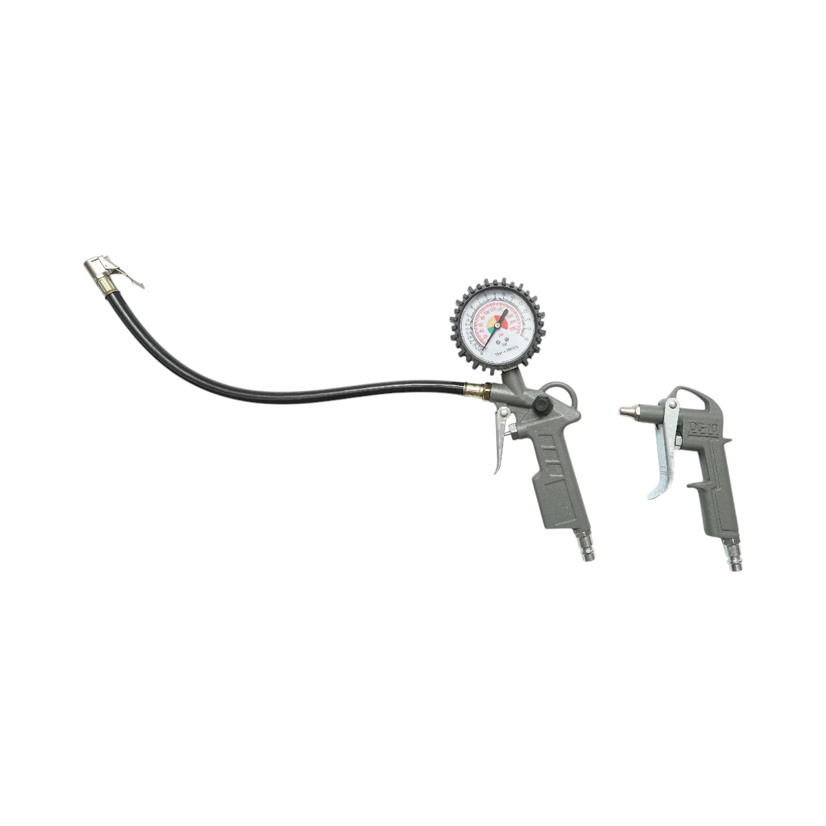 Set aria compressa da 5 pezzi con tubo a spirale da 5 m, pistola ad aria compressa per lavaggio, verniciatura, gonfiaggio e soffiaggio