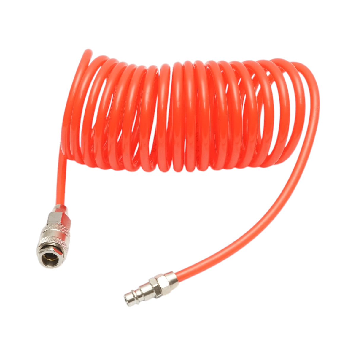 Set aria compressa da 5 pezzi con tubo a spirale da 5 m, pistola ad aria compressa per lavaggio, verniciatura, gonfiaggio e soffiaggio