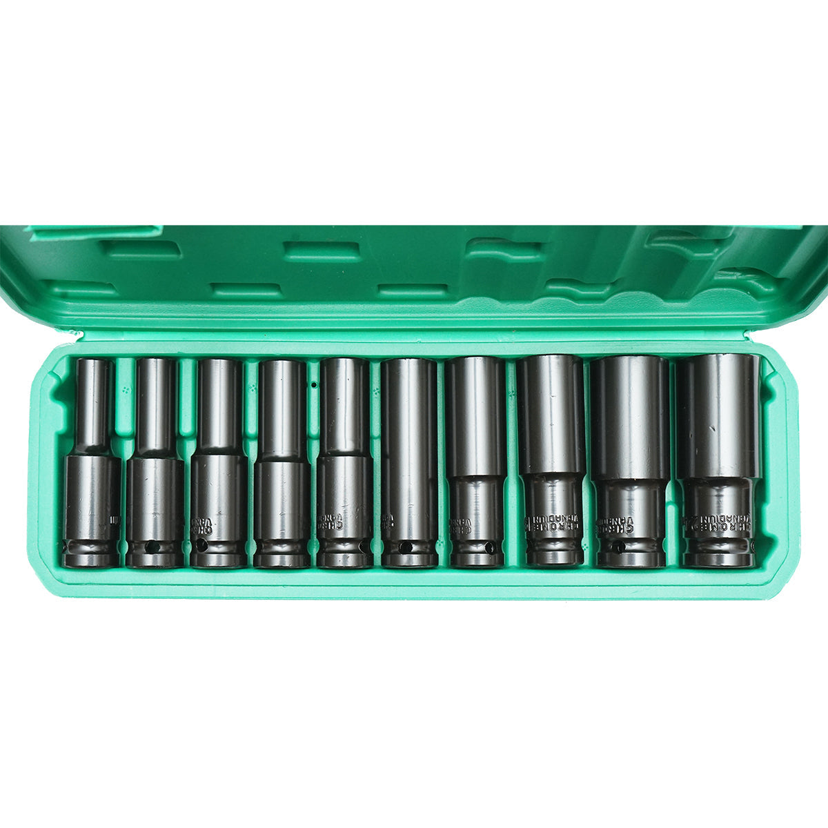 Set di 10 chiavi a bussola a impatto lunghe Breckner Germany