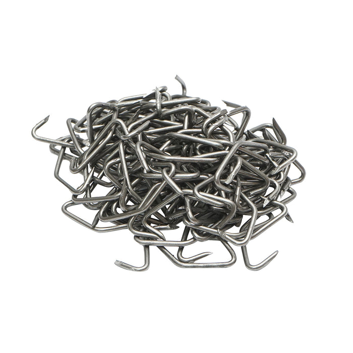 Set di 100 anelli nasali in filo metallico per maiali da 39 mm